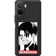 Чорний чохол BoxFace Poco M7 4G 169 mm Attack On Titan - Ackerman