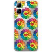 Прозорий чохол BoxFace Infinix Smart 20 Hippie Flowers