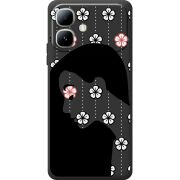Чорний чохол BoxFace Infinix Smart 20 Flower Hair