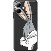 Чорний чохол BoxFace Infinix Smart 20 Lucky Rabbit