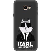 Черный чехол Uprint Samsung J415 Galaxy J4 Plus 2018 Cat in Black