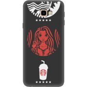 Черный чехол Uprint Samsung J415 Galaxy J4 Plus 2018 RedWhite Coffee