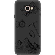 Черный чехол Uprint Samsung J415 Galaxy J4 Plus 2018 Mountains