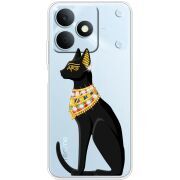 Чохол зі стразами Realme Note 80 Egipet Cat