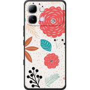 Чохол BoxFace Infinix Note Edge Line Flowers