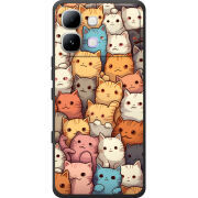Чохол BoxFace Infinix Note Edge Котики муркотики