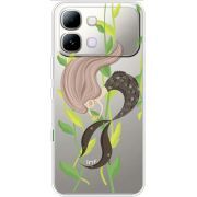 Прозорий чохол BoxFace Note Edge Cute Mermaid