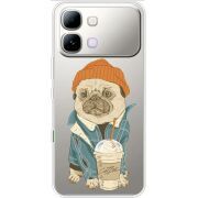 Прозорий чохол BoxFace Note Edge Dog Coffeeman