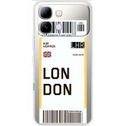 Прозорий чохол BoxFace Note Edge Ticket London