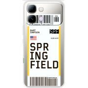 Прозорий чохол BoxFace Note Edge Ticket Springfield