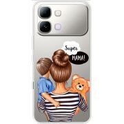 Прозорий чохол BoxFace Note Edge Super Mama and Son