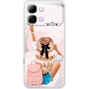 Прозорий чохол BoxFace Note Edge Travel Girl