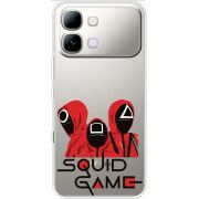 Прозорий чохол BoxFace Note Edge siquid game люди в красном