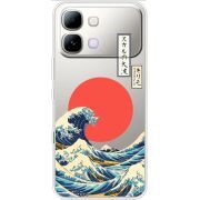 Прозорий чохол BoxFace Note Edge Большая волна в Канагаве