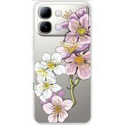 Прозорий чохол BoxFace Note Edge Cherry Blossom