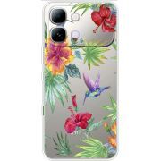 Прозорий чохол BoxFace Note Edge Tropical