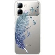 Прозорий чохол BoxFace Note Edge Feather