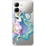 Чохол зі стразами Infinix Note Edge Unicorn Queen