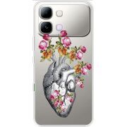 Чохол зі стразами Infinix Note Edge Heart