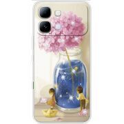 Чохол зі стразами Infinix Note Edge Little Boy and Girl