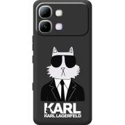 Чорний чохол BoxFace Infinix Note Edge Cat in Black