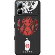 Чорний чохол BoxFace Infinix Note Edge RedWhite Coffee