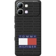 Чорний чохол BoxFace Infinix Note Edge Tommy Print