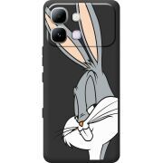 Чорний чохол BoxFace Infinix Note Edge Lucky Rabbit
