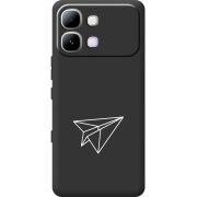 Чорний чохол BoxFace Infinix Note Edge Paper Plane