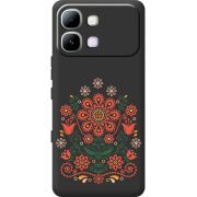 Чорний чохол BoxFace Infinix Note Edge Ukrainian Ornament