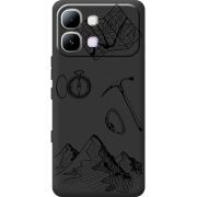 Чорний чохол BoxFace Infinix Note Edge Mountains
