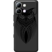 Чорний чохол BoxFace Infinix Note Edge Owl
