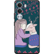 Чохол BoxFace Realme C100i Girl and deer