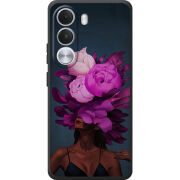 Чохол BoxFace Realme C100i Exquisite Purple Flowers