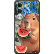 Чохол BoxFace Realme C100i Капібара з кавуном