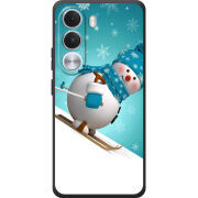 Чохол BoxFace Realme C100i Skier Snowman