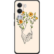 Чохол BoxFace Realme C100i Flower Hands