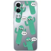 Прозорий чохол BoxFace Realme C100i с 3D-глазками HIYA