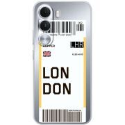 Прозорий чохол BoxFace Realme C100i Ticket London