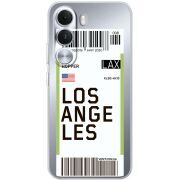 Прозорий чохол BoxFace Realme C100i Ticket Los Angeles