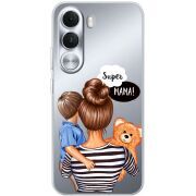 Прозорий чохол BoxFace Realme C100i Super Mama and Son