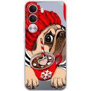 Прозорий чохол BoxFace Realme C100i Winter Puggy