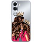 Прозорий чохол BoxFace Realme C100i Queen and Princess