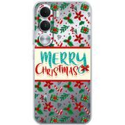 Прозорий чохол BoxFace Realme C100i Vintage Christmas Pattern