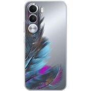 Прозорий чохол BoxFace Realme C100i Feathers