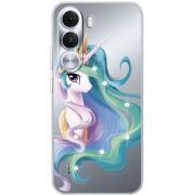 Чохол зі стразами Realme C100i Unicorn Queen