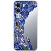 Чохол зі стразами Realme C100i Peafowl
