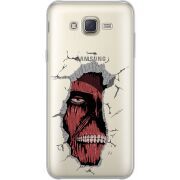 Прозрачный чехол Uprint Samsung J701 Galaxy J7 Neo Duos Нападение Титана