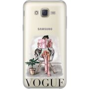 Прозрачный чехол Uprint Samsung J701 Galaxy J7 Neo Duos VOGUE