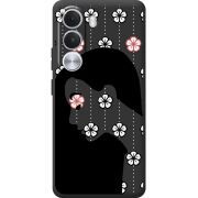Чорний чохол BoxFace Realme C100i Flower Hair